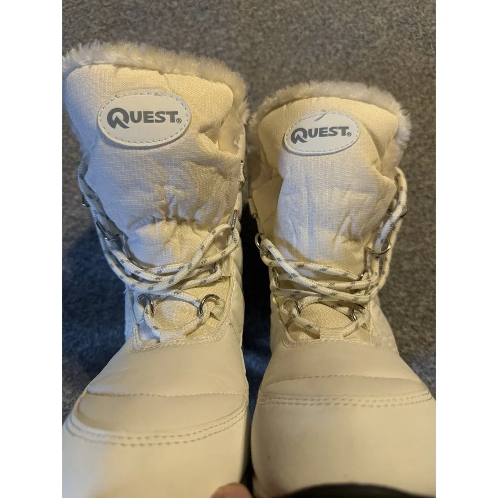 Quest WOS Glacier Thinsulate 100 Gram Boots Women Winter Snow White US 6 EUR 36
